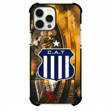 Club Atletico Talleres de Cordoba Phone Case For iPhone Samsung Galaxy Pixel OnePlus Vivo Xiaomi Asus Sony Motorola Nokia - Club Atletico Talleres Trophy with Logo Golden Shine Effect