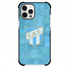 Club Atletico Tucuman Phone Case For iPhone Samsung Galaxy Pixel OnePlus Vivo Xiaomi Asus Sony Motorola Nokia - Club Atletico Tucuman Stadium With Logo Blur Effect Players Collage
