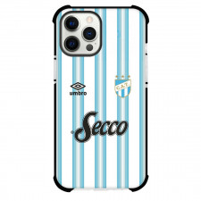Club Atletico Tucuman Phone Case For iPhone Samsung Galaxy Pixel OnePlus Vivo Xiaomi Asus Sony Motorola Nokia - Club Atletico Tucuman Logo with Vertical Stripe Blue Effect