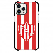 Club Atletico Union Phone Case For iPhone Samsung Galaxy Pixel OnePlus Vivo Xiaomi Asus Sony Motorola Nokia - Club Atletico Union Logo with Vertical Red Stripe Effect