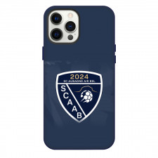 SC Aubagne Air Bel Phone Case For iPhone Samsung Galaxy Pixel OnePlus Vivo Xiaomi Asus Sony Motorola Nokia - Logo In Blue Background Football Club