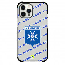 AJ Auxerre Football Club Phone Case For iPhone and Samsung Galaxy Devices - Auxerre Football Club Medley Monogram Wordmark