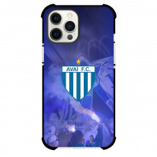 Avai Futebol Clube Phone Case For iPhone Samsung Galaxy Pixel OnePlus Vivo Xiaomi Asus Sony Motorola Nokia - Avai Futebol Clube Logo with Blue Fireworks Effect