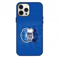 Avondale Football Club Phone Case For iPhone Samsung Galaxy Pixel OnePlus Vivo Xiaomi Asus Sony Motorola Nokia - Logo Overlay In Blue Background