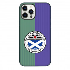 Ayr Phone Case For iPhone Samsung Galaxy Pixel OnePlus Vivo Xiaomi Asus Sony Motorola Nokia - Logo Team Purple Background Football Club