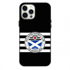 Ayr Phone Case For iPhone Samsung Galaxy Pixel OnePlus Vivo Xiaomi Asus Sony Motorola Nokia - Logo In White Black Stripe Background Football Club