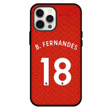 B Fernandes Phone Case For iPhone and Samsung Galaxy Devices - B Fernandes Man United No. 18 Jersey
