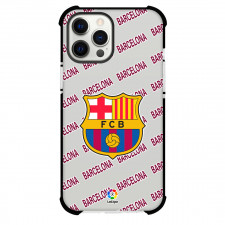 FC Barcelona Phone Case For iPhone and Samsung Galaxy Devices - Barcelona Football Club Medley Monogram Wordmark