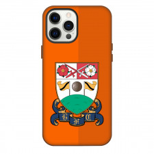 EFL League Two Barnet Phone Case For iPhone Samsung Galaxy Pixel OnePlus Vivo Xiaomi Asus Sony Motorola Nokia - Large Logo Orange Background
