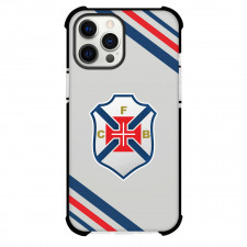 CF Os Belenenses Phone Case For iPhone Samsung Galaxy Pixel OnePlus Vivo Xiaomi Asus Sony Motorola Nokia - Large Logo With Stripe