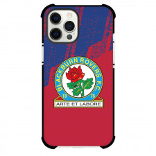 Blackburn Rovers FC Phone Case For iPhone Samsung Galaxy Pixel OnePlus Vivo Xiaomi Asus Sony Motorola Nokia - Blackburn Rovers FC Logo On Red Blue Background