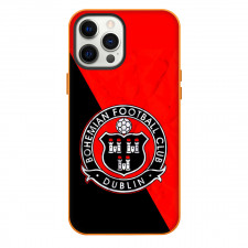 Bohemians FC Phone Case For iPhone Samsung Galaxy Pixel OnePlus Vivo Xiaomi Asus Sony Motorola Nokia - Logo In Red And Black Background