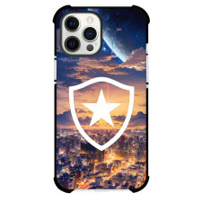 Botafogo de Futebol e Regatas Phone Case For iPhone Samsung Galaxy Pixel OnePlus Vivo Xiaomi Asus Sony Motorola Nokia - Botafogo de Futebol e Regatas Logo with City Sunset Glow Effect