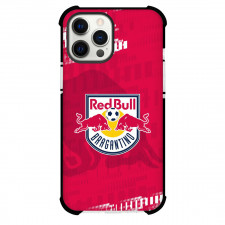 Red Bull Bragantino Phone Case For iPhone Samsung Galaxy Pixel OnePlus Vivo Xiaomi Asus Sony Motorola Nokia - Red Bull Bragantino Logo with Deep Red Geometric Pattern
