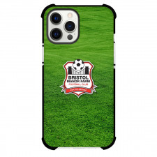 Bristol Manor Farm Football Club Phone Case For iPhone Samsung Galaxy Pixel OnePlus Vivo Xiaomi Asus Sony Motorola Nokia - Bristol Manor Farm Football Club Logo With Green Grass