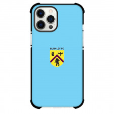 Burnley F.C. Phone Case For iPhone Samsung Galaxy Pixel OnePlus Vivo Xiaomi Asus Sony Motorola Nokia - Burnley F.C. Yellow Logo On Skyblue Background