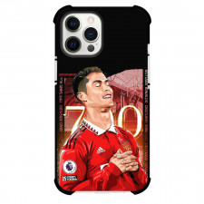 Cristiano Ronaldo Phone Case For iPhone and Samsung Galaxy Devices - Cristiano Ronaldo Manchester United Sleeping Celebration Vector Illustration