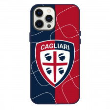 Cagliari Calcio Phone Case For iPhone Samsung Galaxy Pixel OnePlus Vivo Xiaomi Asus Sony Motorola Nokia - logo In Red And Blue Abstract Background
