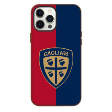 Cagliari Calcio Phone Case For iPhone Samsung Galaxy Pixel OnePlus Vivo Xiaomi Asus Sony Motorola Nokia - Logo In Red And blue Background