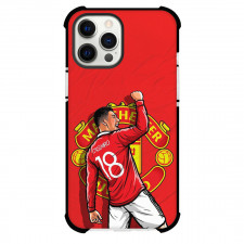 Casemiro Phone Case For iPhone and Samsung Galaxy Devices - Casemiro 18 Manchester United Back Illustration Art