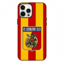 US Catanzaro Phone Case For iPhone Samsung Galaxy Pixel OnePlus Vivo Xiaomi Asus Sony Motorola Nokia - Logo In Yellow And Red Stripe Background