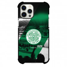Celtic F.C. Phone Case For iPhone and Samsung Galaxy Devices - Celtic F.C. Logo Stripe Background