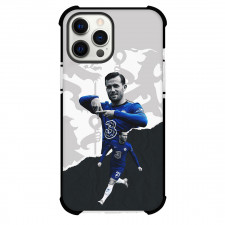 Ben Chilwell Phone Case For iPhone and Samsung Galaxy Devices - Ben Chilwell Chelsea F.C. Winning Signature Celebration Grayscale Poster