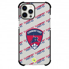 Clermont Foot 63 Football Club Phone Case For iPhone and Samsung Galaxy Devices - Clermont Football Club Medley Monogram Wordmark