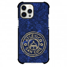 Club Atletico de San Luis Phone Case For iPhone Samsung Galaxy Pixel OnePlus Vivo Xiaomi Asus Sony Motorola Nokia - Club Atletico de San Luis Logo with Hand Drawn Doodle Style Art