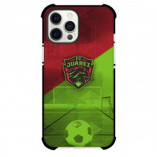 Futbol Club Juarez Phone Case For iPhone Samsung Galaxy Pixel OnePlus Vivo Xiaomi Asus Sony Motorola Nokia - Futbol Club Juarez F Stadium Net with Logo Diagonal Split Effect