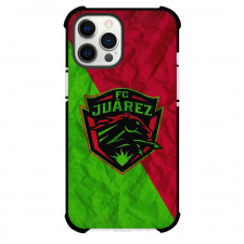 Futbol Club Juarez Phone Case For iPhone Samsung Galaxy Pixel OnePlus Vivo Xiaomi Asus Sony Motorola Nokia - Futbol Club Juarez Logo with Diagonal Stripe Paper Texture Effect
