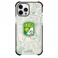 Club Leon Phone Case For iPhone Samsung Galaxy Pixel OnePlus Vivo Xiaomi Asus Sony Motorola Nokia - Club Leon Logo with Sketch Background Effect