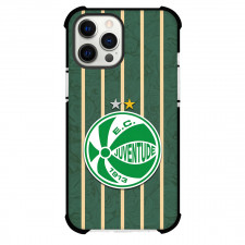 Esporte Clube Juventude Phone Case For iPhone Samsung Galaxy Pixel OnePlus Vivo Xiaomi Asus Sony Motorola Nokia - Esporte Clube Juventude Logo with Vertical Stripe Green Effect