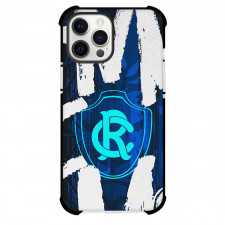 Clube do Remo Phone Case For iPhone Samsung Galaxy Pixel OnePlus Vivo Xiaomi Asus Sony Motorola Nokia - Clube do Remo Logo with White Brushstrokes Blue Effect
