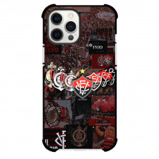 Esporte Clube Vitoria Phone Case For iPhone Samsung Galaxy Pixel OnePlus Vivo Xiaomi Asus Sony Motorola Nokia - Esporte Clube Vitoria Stadium with Logo Dark Red Collage