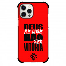 Esporte Clube Vitoria Phone Case For iPhone Samsung Galaxy Pixel OnePlus Vivo Xiaomi Asus Sony Motorola Nokia - Esporte Clube Vitoria Text "Deus Me Wire Nao Ser Victoria" with Red Background