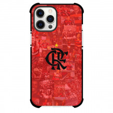 Clube de Regatas do Flamengo Phone Case For iPhone Samsung Galaxy Pixel OnePlus Vivo Xiaomi Asus Sony Motorola Nokia - Clube de Regatas do Flamengo Logo with Players Collage Red Effect