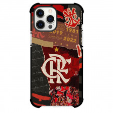 Clube de Regatas do Flamengo Phone Case For iPhone Samsung Galaxy Pixel OnePlus Vivo Xiaomi Asus Sony Motorola Nokia - Clube de Regatas do Flamengo Logo with Scrapbook Collage Red Effect