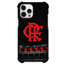 Clube de Regatas do Flamengo Phone Case For iPhone Samsung Galaxy Pixel OnePlus Vivo Xiaomi Asus Sony Motorola Nokia - Clube de Regatas do Flamengo Stadium with Logo Red Glow Effect