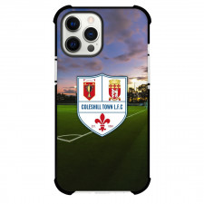 Coleshill Town Football Club Phone Case For iPhone Samsung Galaxy Pixel OnePlus Vivo Xiaomi Asus Sony Motorola Nokia - Coleshill Town Football Club Stadium with Logo Sunset Effect