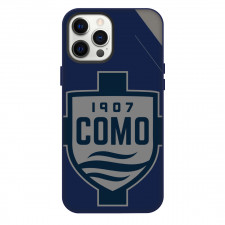 Como 1907 Phone Case For iPhone Samsung Galaxy Pixel OnePlus Vivo Xiaomi Asus Sony Motorola Nokia - Logo In Navy Background