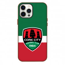 Cork City FC Phone Case For iPhone Samsung Galaxy Pixel OnePlus Vivo Xiaomi Asus Sony Motorola Nokia - Logo In Green White And Red Background
