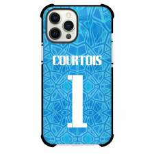 Thibaut Courtois Phone Case For iPhone and Samsung Galaxy Devices - Thibaut Courtois Real Madrid CF No. 1 Jersey