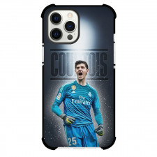 Thibaut Courtois Phone Case For iPhone and Samsung Galaxy Devices - Thibaut Courtois Real Madrid CF Shouting Portrait Poster