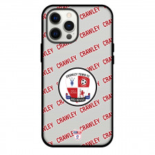 Crawley Town FC Phone Case For iPhone and Samsung Galaxy Devices - Crawley Football Club Medley Monogram Wordmark