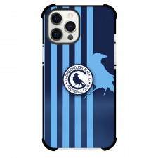 Crowborough Athletic Football Club Phone Case For iPhone Samsung Galaxy Pixel OnePlus Vivo Xiaomi Asus Sony Motorola Nokia - Crowborough Athletic Football Club Logo with Vertical Blue Stripe Effect