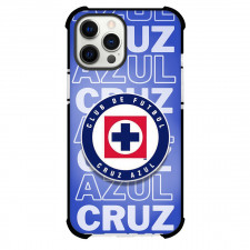 Club de Futbol Cruz Azul S.A. de C.V. Phone Case For iPhone Samsung Galaxy Pixel OnePlus Vivo Xiaomi Asus Sony Motorola Nokia - Club de Futbol Cruz Azul S.A. de C.V. Logo with CRUZ AZUL Text Blue Background