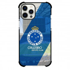 Cruzeiro Esporte Clube Phone Case For iPhone and Samsung Galaxy Devices - Cruzeiro Esporte Clube Logo Stripe Background