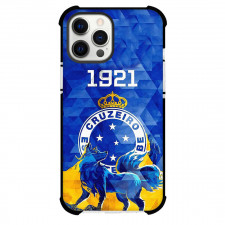 Cruzeiro Esporte Clube Phone Case For iPhone Samsung Galaxy Pixel OnePlus Vivo Xiaomi Asus Sony Motorola Nokia - Cruzeiro Esporte Clube Logo with Blue Mosaic Pattern