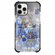 Cruzeiro Esporte Clube Phone Case For iPhone Samsung Galaxy Pixel OnePlus Vivo Xiaomi Asus Sony Motorola Nokia - Cruzeiro Esporte Clube Logo with Champions Collage Smoke Effect